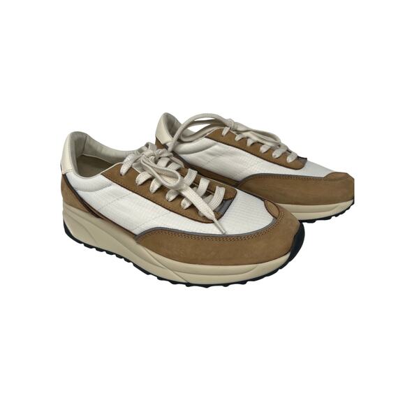 Woman by Common Projects 6169 Track Classic Sneakers in Tan White 40 - Picture 1 of 4